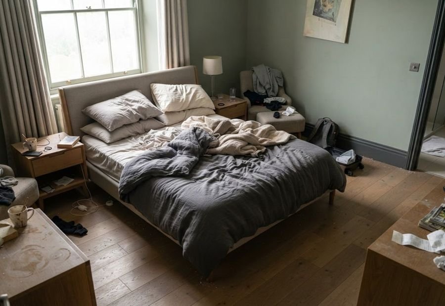 Bedroom before